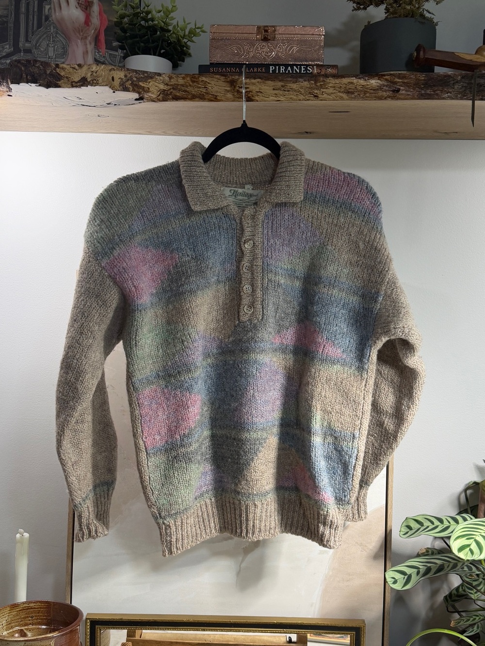 Vintage Heritage 100% Wool Irish Sweater
